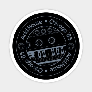 303 Bassline Circle: Acid House Magnet